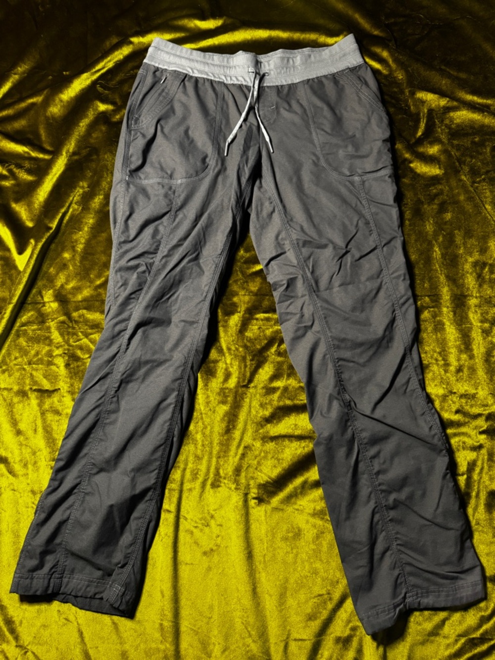 The North Face Charcoal Gray Drawstring Track Pants